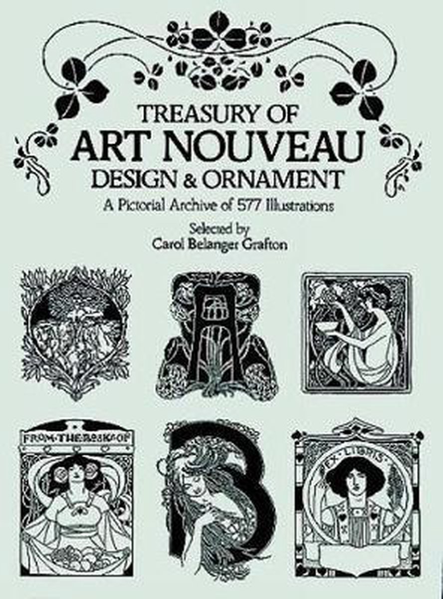 Omslag van Treasury Of Art Nouveau Design