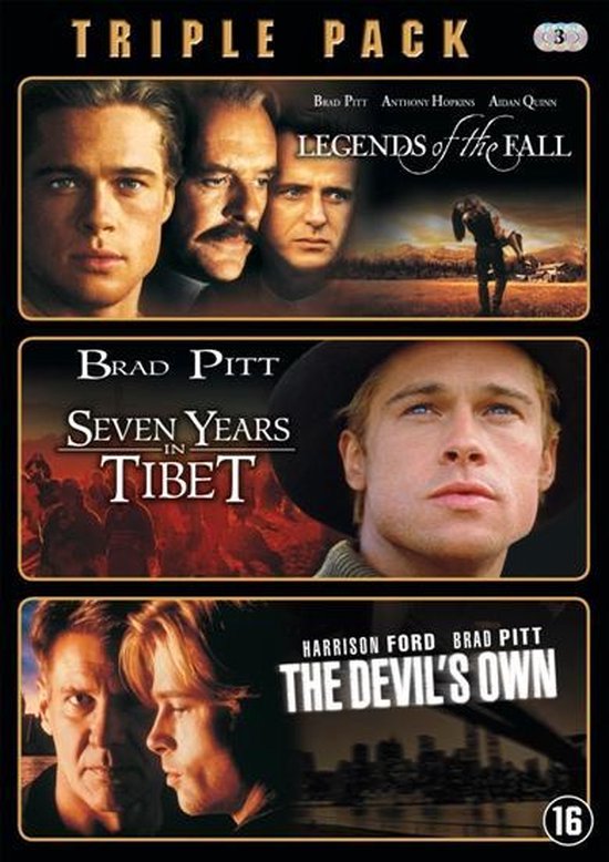 Cover van de film 'Brad Pitt Triple Pack'