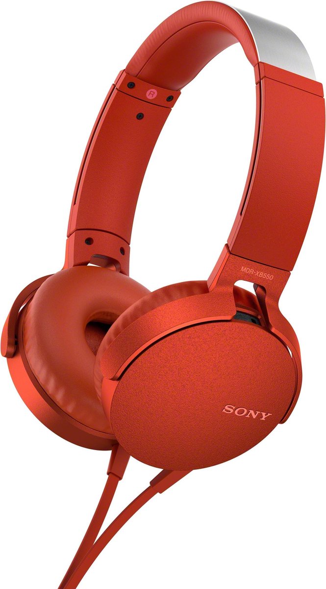 Sony cheap headphones red