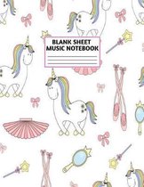 Blank Sheet Music Notebook