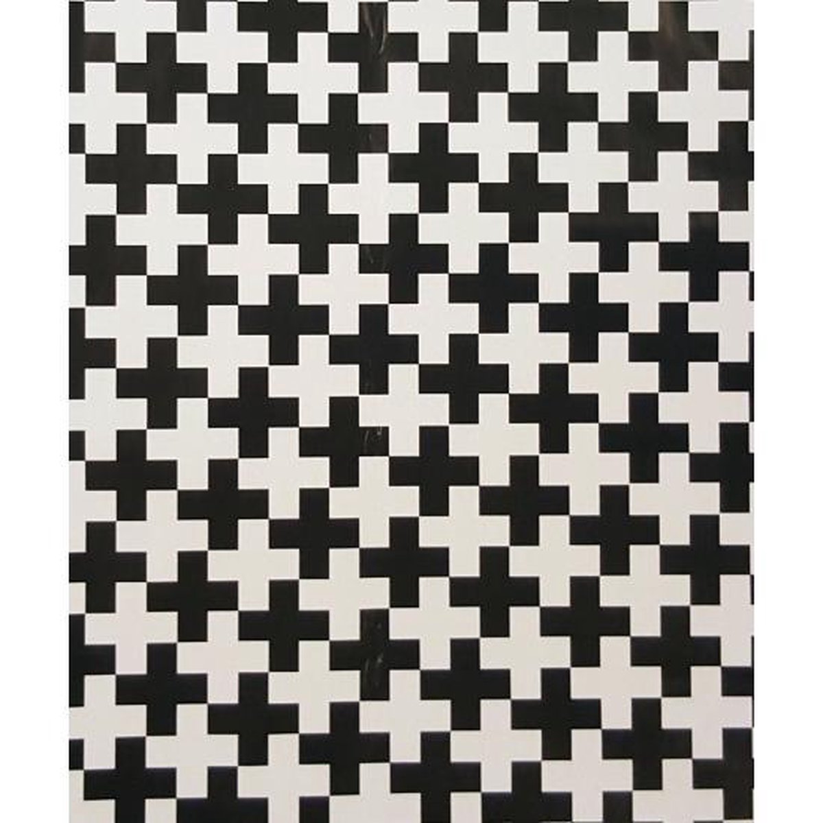 Pakket isolatie Slink Inpakpapier zwart/wit patroon - 200 x 70 cm - kadopapier / cadeaupapier |  bol.com