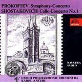 Prokofiev: Symphony-Concerto; Shostakovich / Navarra, Ancerl