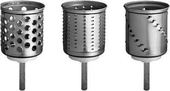 3-delige roterende raspenset voor KitchenAid mixer 5KMVSA (F661) van Merkloos — afbeelding 2