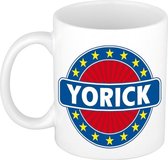 Yorick naam koffie mok / beker 300 ml  - namen mokken