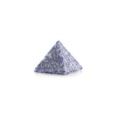 Sodaliet edelsteen piramide 25 mm