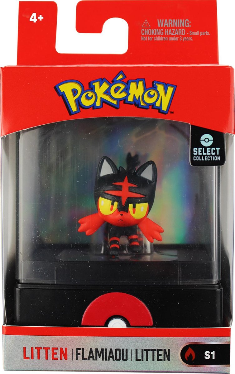 Pokemon Select Collection Pokémon – Select collection - Eén speelfiguur - Litten | bol.com