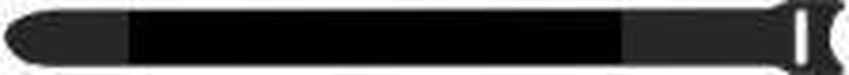 FASTECH® E7-2-330-B10 Klittenband kabelbinder Om te bundelen Haak- en lusdeel (l x b) 200 mm x 7 mm Zwart 10 stuk(s)