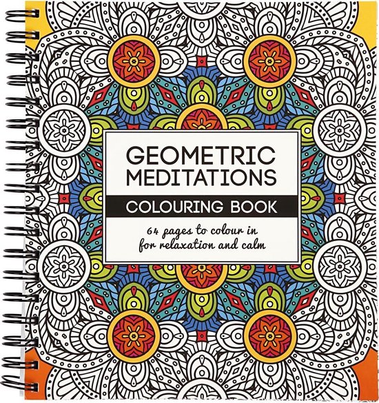 Creativ Compny Kleurboek, Geometric, 19,5x23 cm, 64, 1 Stuk