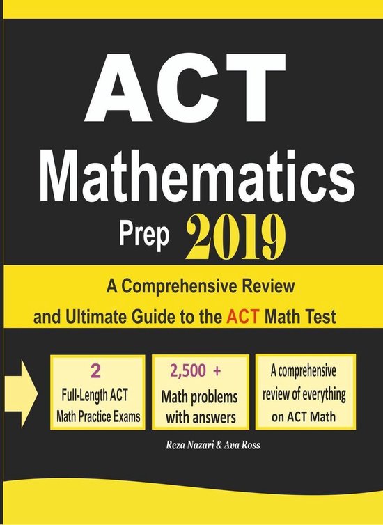 ACT Mathematics Prep 2019 - cover