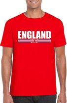 Rood Engeland supporter t-shirt voor heren L
