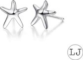 Zilveren ster oorbellen | zeester | 925 zilver | oorbellen dames | cadeau voor vrouw| valentijn cadeautje voor haar