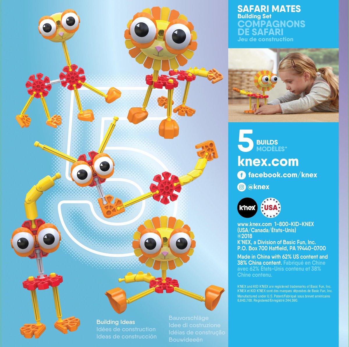 kid knex safari mates building set — afbeelding 5