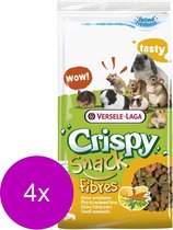 Versele-Laga Crispy Snack Fibers - Nourriture pour lapin - 4 x 1,75 kg