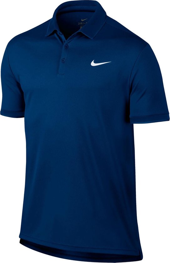Nike Court Dry Tennis Polo Heren Sportpolo - Maat M - Mannen - blauw |  bol.com