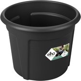 Elho Green Basics Aardappel Pot 33 - Eigen Aardappelen Kweken - 100% Gerecycled Plastic - Ø 32.3 x H 25.7 cm - Living Black