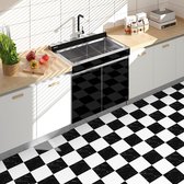 CHICHOME 30 x 30 cm verwijderen en opplakken vloertegels, witte marmeren vinylvloertegels, zelfklevende verwijderbare waterdichte vloertegels, sticker voor woonkamer, slaapkamer, badkamer, keuken CHICHOME 30 x 30 cm verwijderen en opplakken vloertegels, witte marmeren vinylvloertegels, zelfklevende verwijderbare waterdichte vloertegels, sticker voor woonkamer, slaapkamer, badkamer, keuken
