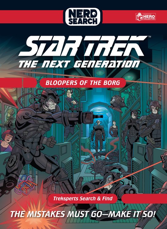 Star Trek The Next Generation: Bloopers of the Borg - Zoek- en vindboek met thema.