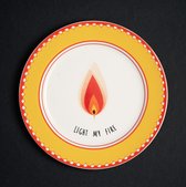 BLOGO Design Bone Collection HAPPY TABLE “FIRE” China Porselein Bord 20 cm
