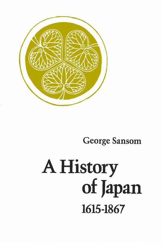 A History of Japan, 1615-1867 - cover