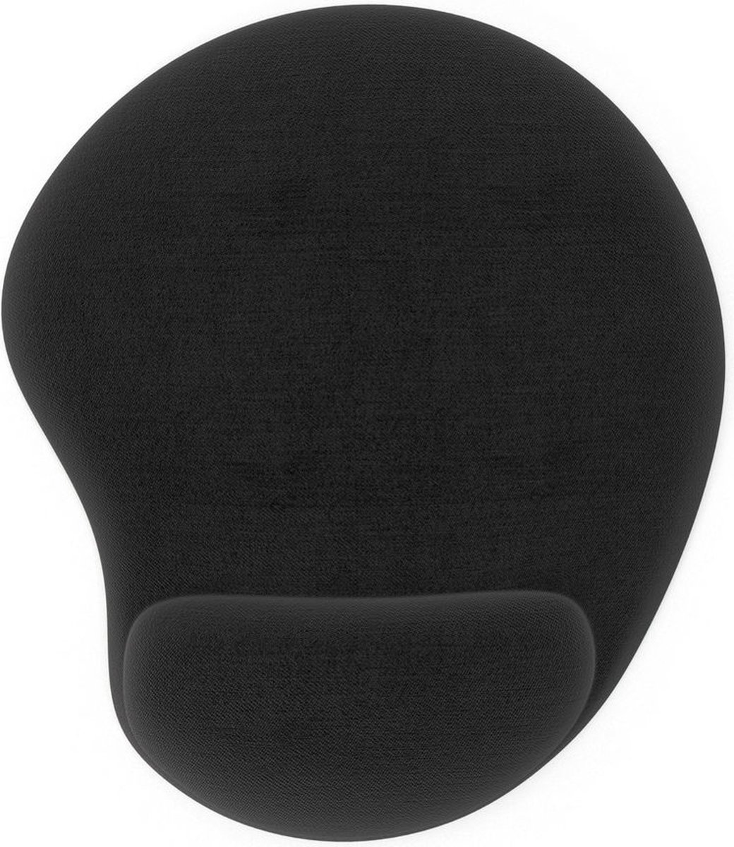 Inca IMPS-008 Ergonomische Muismat - Muismat met gel polssteun - Zwart muismat.