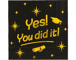 Servetten Geslaagd You Did It Classy - 16 stuks