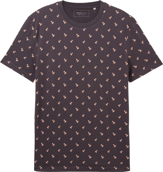 Tom Tailor T-shirt T Shirt Met Print 1042069xx12 35506 Mannen Maat - XL