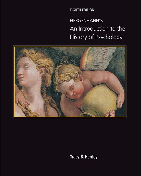 Hergenhahn s an introduction to the history of psychology tracy henley