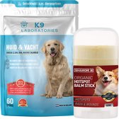 Anti-allergie pakket voor honden - Tegen jeuk, krabben en wondjes - Set van 2 - Vachtverzorging hond - Hotspot bestrijding - Antijeuk hond