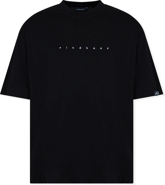 Oversized T-Shirt - eindbaas - Black/White - Heavyweight - Maat S