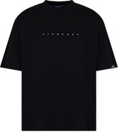 Oversized T-Shirt - eindbaas - Black/White - Heavyweight - Maat XXL