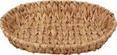 H&S Collection Corbeille à pain - osier tressé - naturel - 35 x 28 x 6 cm