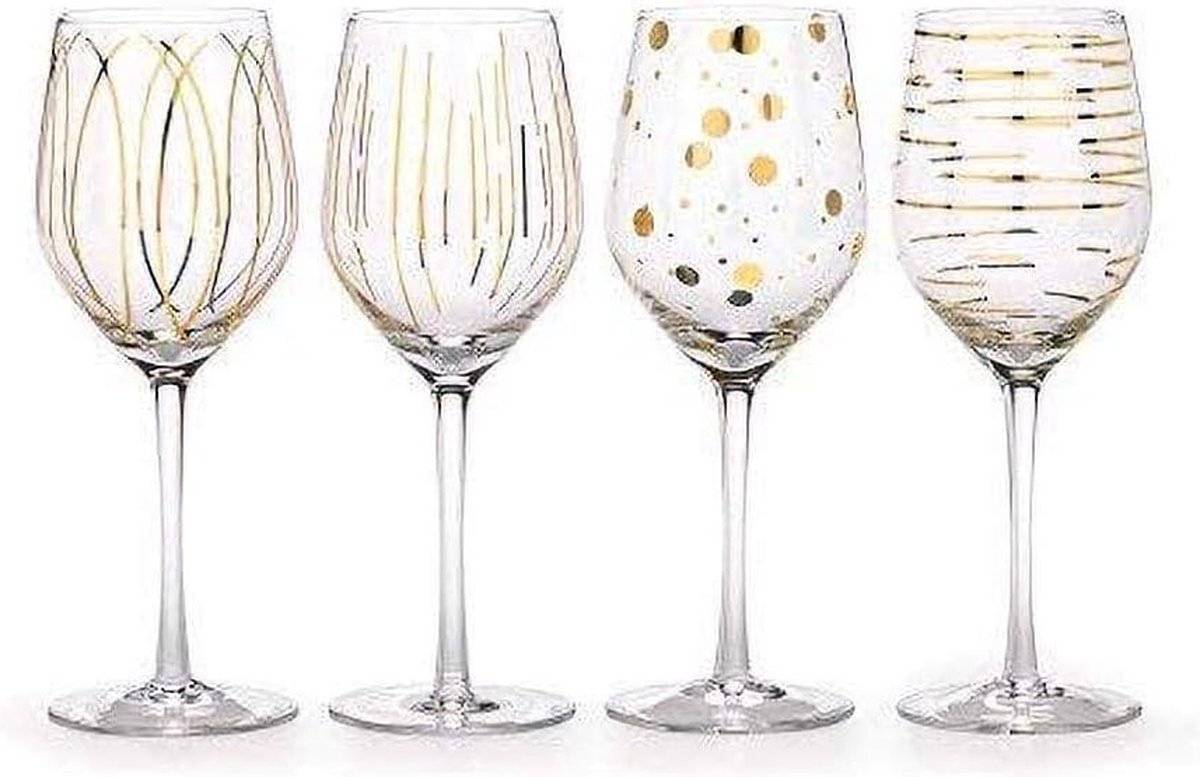 vaatwasmachinebestendige Tritan-kristalglazen, Luxe Wijnglazen set, 4pcs