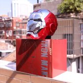 Marvel Iron Man 1/1 Mk5 Helm Afstandsbediening En Voice Control JARVIS Iron Man Automatisch Helm Masker Met Led Licht Figuur