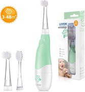 Bol.com LUVION® 250S - Sonische Elektrische Tandenborstel voor Baby en Peuter - 0 t/m 4 Jaar - Met Timer aanbieding