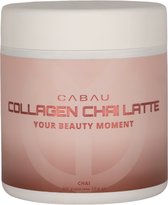 Cabau Collagen Chai Latte - Collageen & Vitamine C - Perfect voor in de avond of als relaxmomentje - 300 gram - Chai latte in een handomdraai