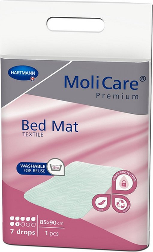 Hartmann Molicare Premium Bed Mat - Wasbare bed onderleggers 85 x 90 cm - 5 stuks