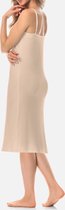 Fond de robe nuisette - Beige - Taille L/XL - Longue (Longueur 116CM)