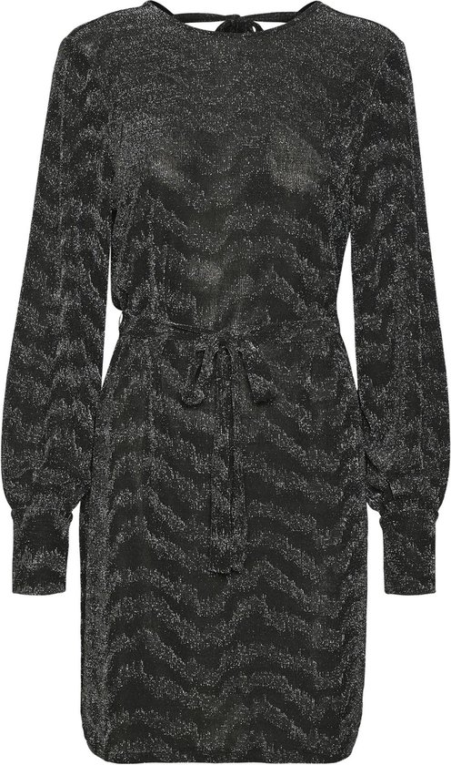 VERO MODA - VMLUCY LS GLITTER BOW DRESS JRS - Dames - Mini jurken