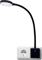 Nachtlampje voor Stopcontact - Slaapkamer Verlichting met Instelbare Helderheid - Automatische Sensor - Compact Design - Wit