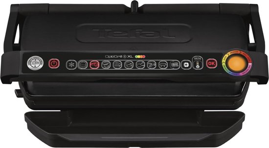 Tefal OptiGrill + GC7248, Roestvrijstaal, Roestvrijstaal, Thermoplastic, Rechthoekig, Touch