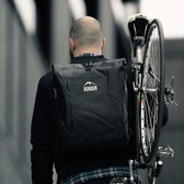 Sac de vélo pour porte-bagages Sac à dos de vélo 3 en 1, sac de porte-bagages, sac à bandoulière, sac de vélo combiné, 100 % étanche et réfléchissant, avec pochette amovible pour ordinateur portable