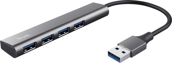 Trust Halyx 4-Poorts USB A 3.2 Gen 1-hub