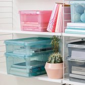 Bol.com SmartStore - Colour 15 Opbergbox 14 liter - Polypropyleen - Blauw aanbieding