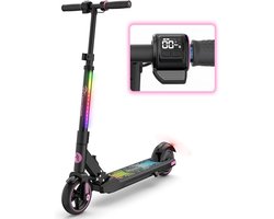 EVERCROSS EV06C Elektrische step kinderen - Verlichting - 15 km/u - max 60 kg- Roze en zwart