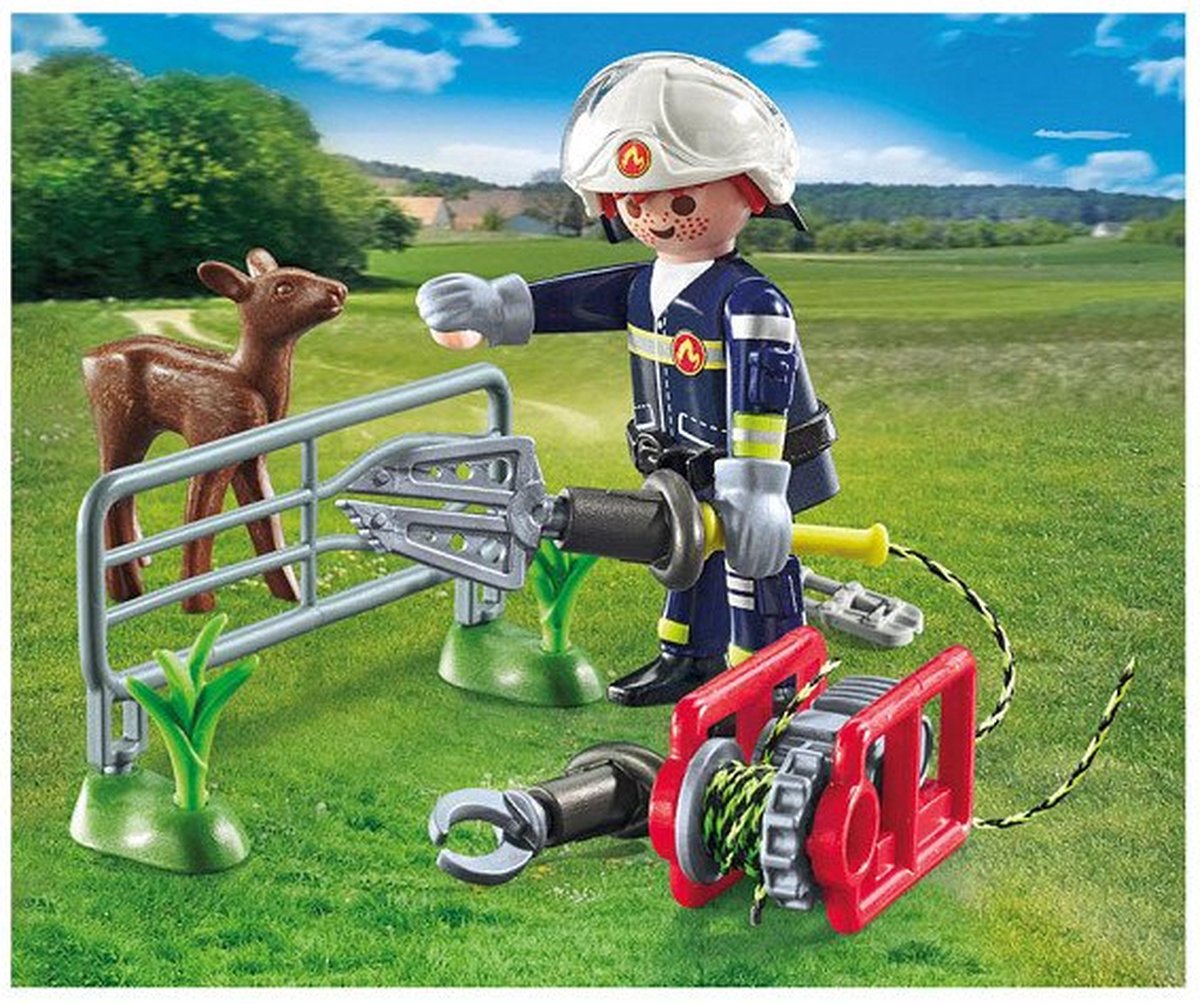 PLAYMOBIL Action Heroes Dierenbescherming brandweer - 71467 — afbeelding 13