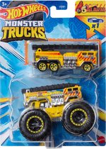 Hot wheels monster jam truck brandweerwagen 5 alarm - monstertruck 9 cm schaal 1:64