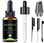 BeautyFit® - Moringa Olie - Incl. Applicator - 100% koudgeperst - Seed oil - Haargroei - Anti Roos - Ontstekingsremmend - puur natuurlijke ingredienten - voor huid, haar en lichaam