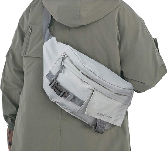 Heuptas voor Heren & Dames, MOCOCITO Crossbody Buiktas, Trendy Waterdichte Heupbuidel Running Belt Schoudertas Handsfree Portemonnee Tailletas