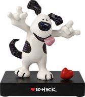 Goebel - Ed Heck | Decoratief beeld / figuur Rock On 18 | Porselein - hond - 18cm