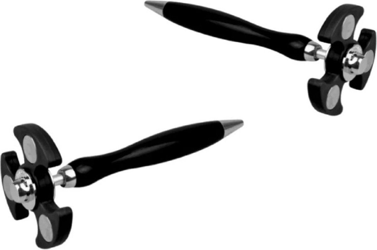 Fidget Pen Anti stress Set 3 stuks Zwart Spinner